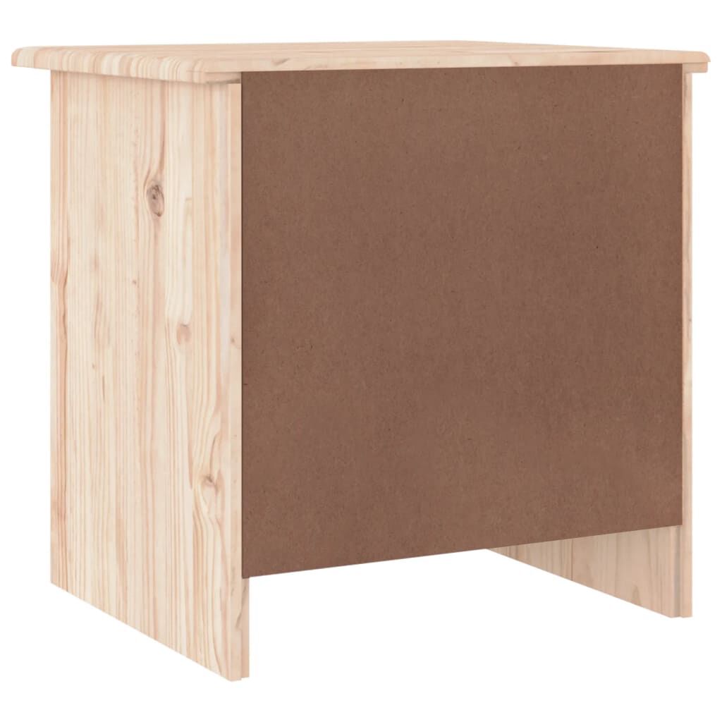 vidaXL Κομοδίνο ALTA 41x35x41 εκ. από Μασίφ Ξύλο Πεύκου