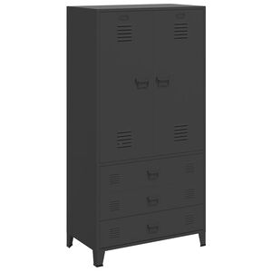 vidaXL &Nu;&tau;&omicron;&upsilon;&lambda;ά&pi;&alpha; &Beta;&iota;&omicron;&mu;&eta;&chi;&alpha;&nu;&iota;&kappa;ή &Mu;&alpha;ύ&rho;&eta; 90 x 50 x 180 &epsilon;&kappa;. &Mu;&epsilon;&tau;&alpha;&lambda;&lambda;&iota;&kappa;ή