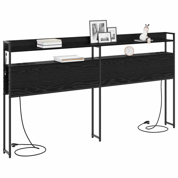 vidaXL &Kappa;&epsilon;&phi;&alpha;&lambda;ά&rho;&iota; &Alpha;&pi;&omicron;&theta;ή&kappa;&eta;&sigmaf; &mu;&epsilon; &rho;ά&phi;&iota; &Mu;&alpha;ύ&rho;&eta; &delta;&rho;&upsilon;&sigmaf; 200 cm &Epsilon;&pi;&epsilon;&xi;&epsilon;&rho;&gamma;&alpha;&sigma;&mu;έ&nu;&omicron; &xi;ύ&lambda;&omicron;