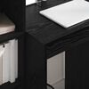 vidaXL Γραφείο Μαύρη δρυς 60 x 50 x 76 εκ. Επεξεργασμένο ξύλο