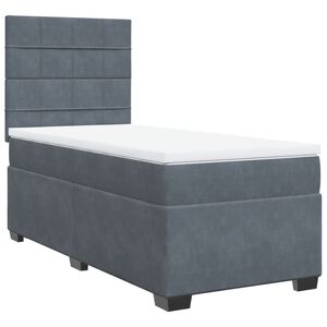 vidaXL &Kappa;&rho;&epsilon;&beta;ά&tau;&iota; Boxspring &mu;&epsilon; &Sigma;&tau;&rho;ώ&mu;&alpha; &Sigma;&kappa;&omicron;ύ&rho;&omicron; &Gamma;&kappa;&rho;&iota; 80x200 &epsilon;&kappa;. &Beta;&epsilon;&lambda;&omicron;ύ&delta;&iota;&nu;&omicron;
