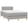 vidaXL &Kappa;&rho;&epsilon;&beta;ά&tau;&iota; Boxspring &mu;&epsilon; &Sigma;&tau;&rho;ώ&mu;&alpha; & LED &Alpha;&nu;.&Gamma;&kappa;&rho;&iota; 120x200 &epsilon;&kappa; &Upsilon;&phi;&alpha;&sigma;&mu;ά&tau;&iota;&nu;&omicron;