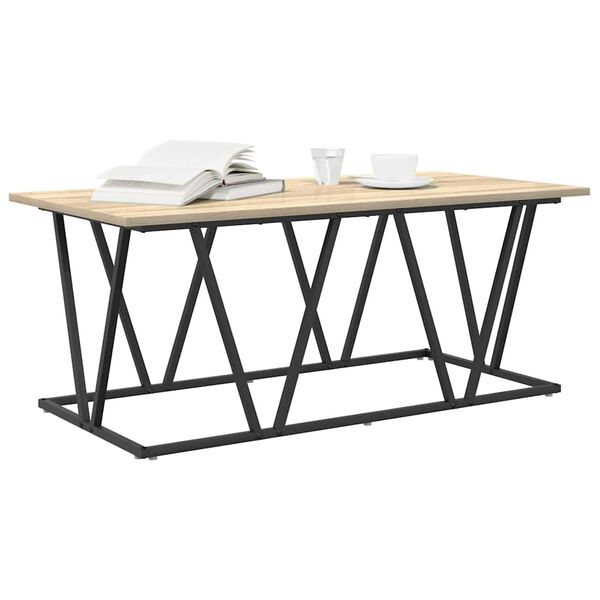 vidaXL Τραπεζάκι σαλονιού Sonoma Δρυς 100 x 50 x 40 cm