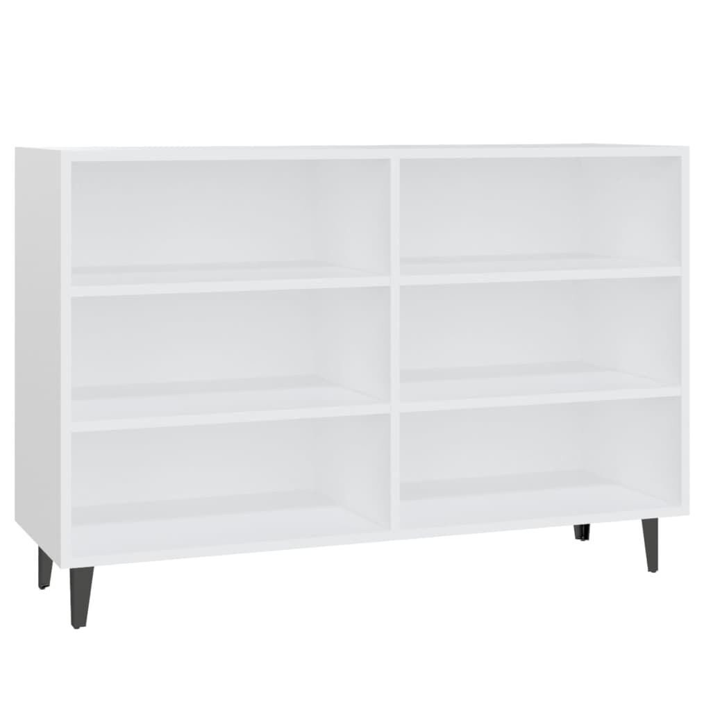vidaXL Ραφιέρα Λευκή 103,5x35x70 εκ. από Επεξεργασμένο Ξύλο
