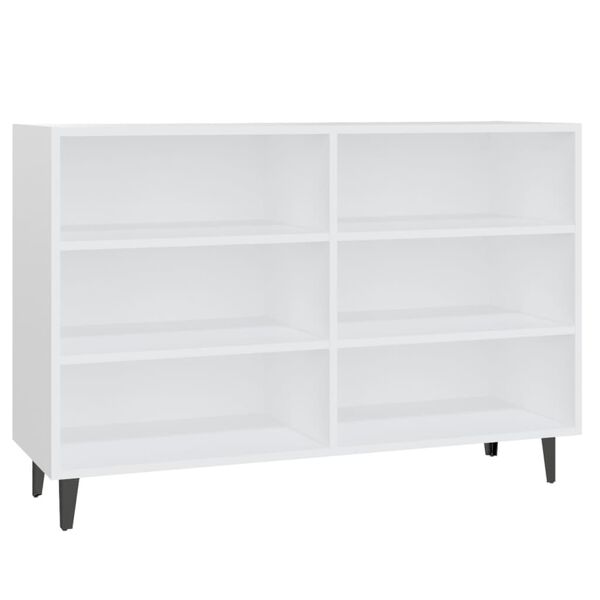 vidaXL Ραφιέρα Λευκή 103,5x35x70 εκ. από Επεξεργασμένο Ξύλο