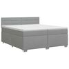 vidaXL &Kappa;&rho;&epsilon;&beta;ά&tau;&iota; box spring &mu;&epsilon; &sigma;&tau;&rho;ώ&mu;&alpha; &Alpha;&nu;&omicron;&iota;&chi;&tau;ό &gamma;&kappa;&rho;&iota; 200 x 200 cm Ύ&phi;&alpha;&sigma;&mu;&alpha;