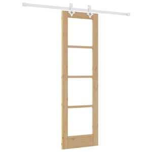 vidaXL &Sigma;&upsilon;&rho;ό&mu;&epsilon;&nu;&eta; &Pi;ό&rho;&tau;&alpha; 61 x 198,5 &epsilon;&kappa;. &Mu;&alpha;&sigma;ί&phi; &xi;ύ&lambda;&omicron; &pi;&epsilon;ύ&kappa;&omicron;&upsilon; &kappa;&alpha;&iota; &gamma;&upsilon;&alpha;&lambda;ί