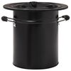 vidaXL Ξυλόσομπα Για Κάμπινγκ Μαύρη 50 x 33,5 x 30,5 εκ. από Ατσάλι