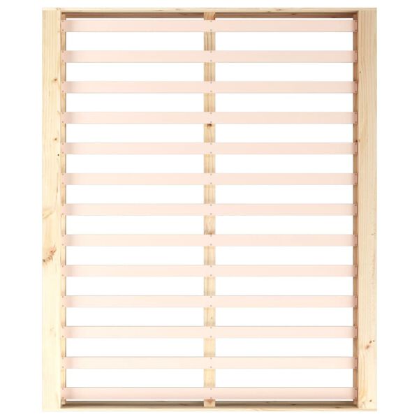 vidaXL Πλαίσιο Κρεβατιού 180 x 200 εκ. Μασίφ Ξύλο Super King Size
