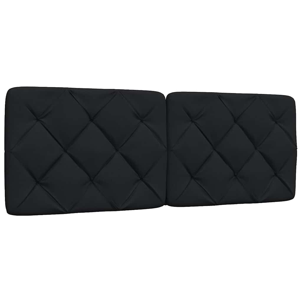 vidaXL Σκελετός Κρεβατιού Χωρίς Στρώμα Μαύρο 140x200 εκ.Υφασμάτινο