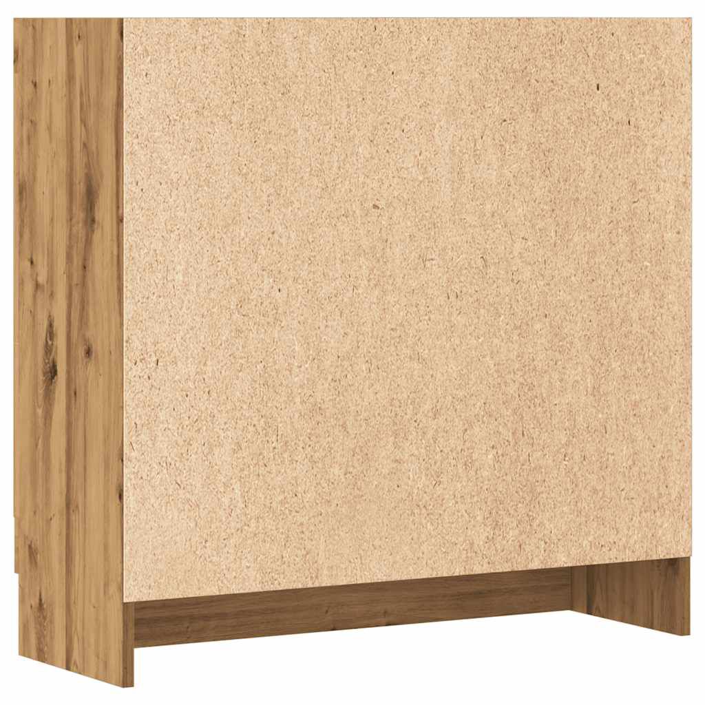 vidaXL Βιβλιοθήκη Artisan Δρυς 82,5x30,5x80 εκ. Επεξεργασμένο Ξύλο