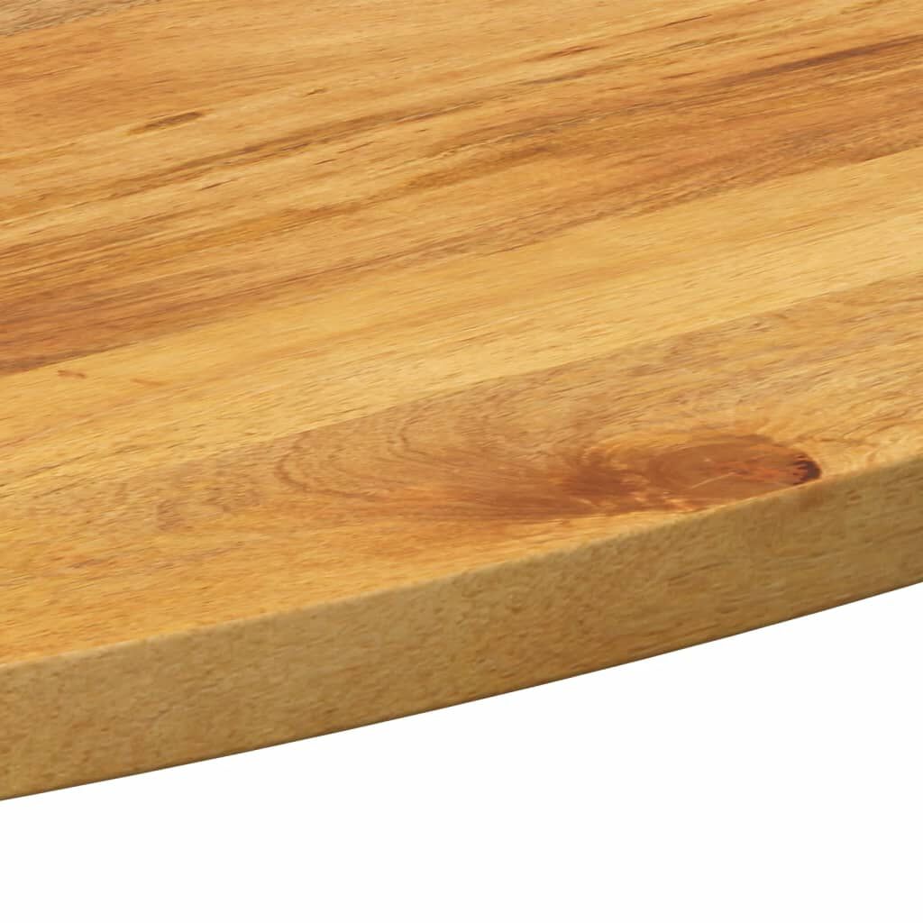 vidaXL Επιφάνεια Τραπεζιού Οβάλ 110x50x2,5 εκ. Μασίφ Ξύλο Μάνγκο
