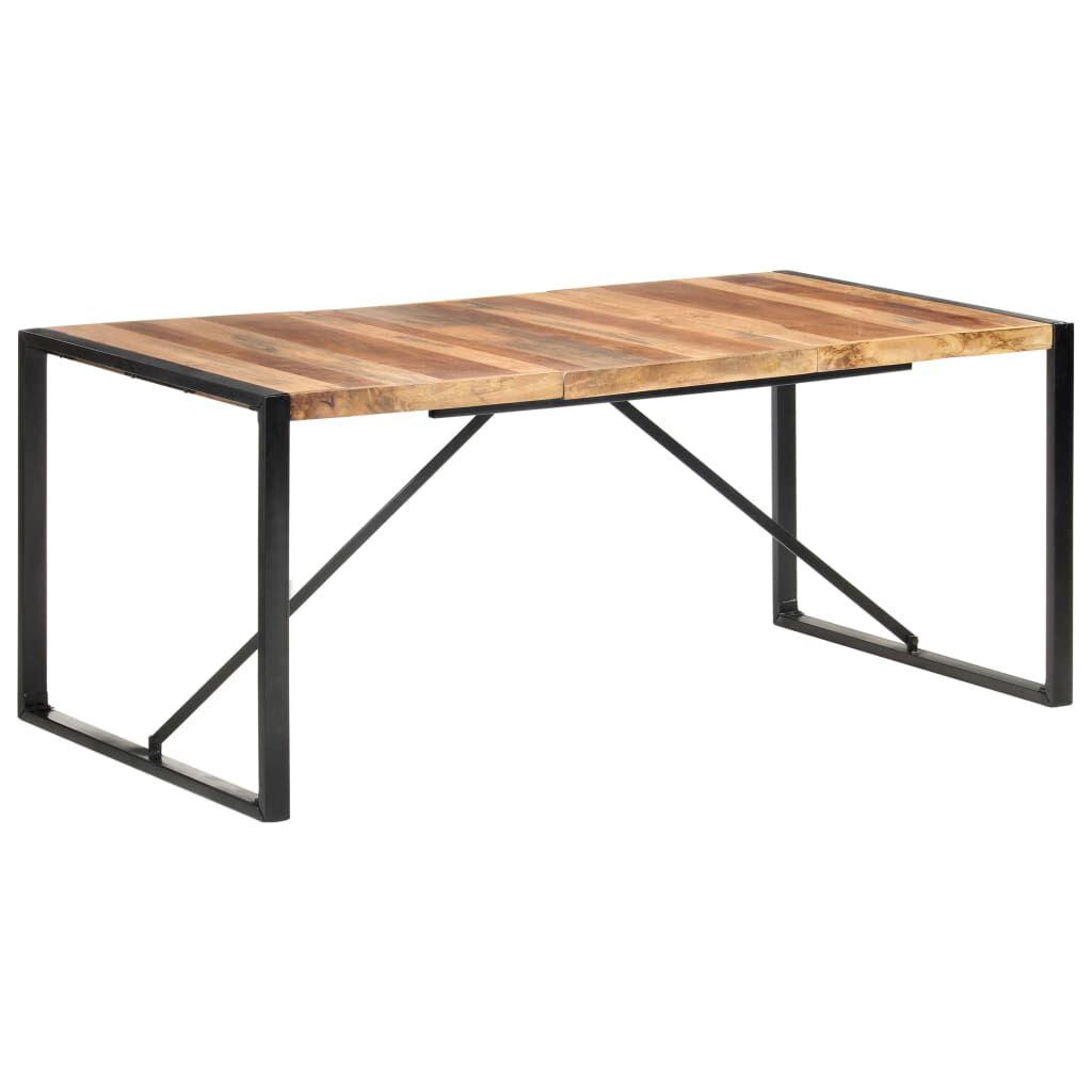 vidaXL Τραπεζαρία 180 x 90 x 75 εκ. από Μασίφ Ξύλο