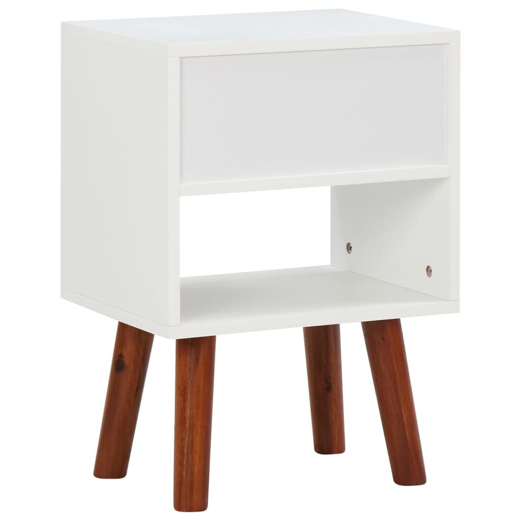 vidaXL Κομοδίνα 2 τεμ. 40 x 30 x 57 εκ. από Μασίφ Ξύλο Ακακίας