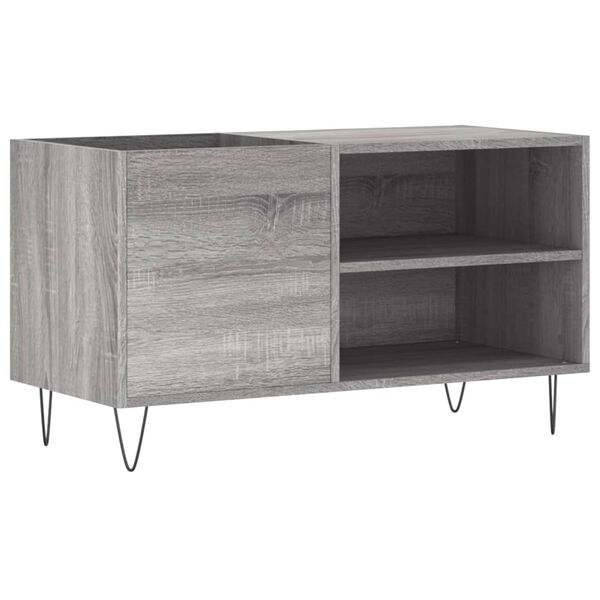 vidaXL Δισκοθήκη Γκρι Sonoma 85 x 38 x 48 εκ. από Επεξεργασμένο Ξύλο