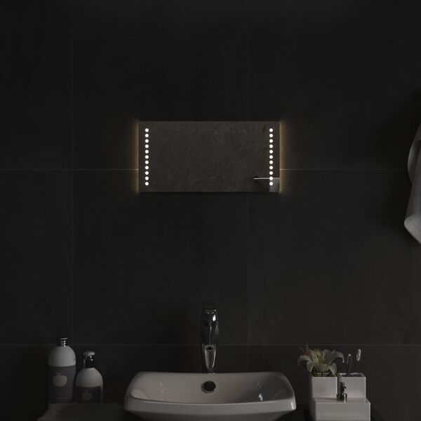vidaXL Καθρέφτης Μπάνιου με LED 20x40 εκ.