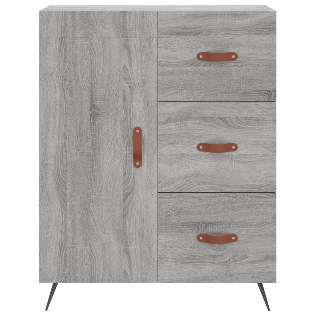 vidaXL Ντουλάπι Γκρι Sonoma 69,5 x 34 x 90 εκ. από Επεξεργασμένο Ξύλο