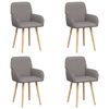 vidaXL &Kappa;&alpha;&rho;έ&kappa;&lambda;&epsilon;&sigmaf; &phi;&alpha;&gamma;&eta;&tau;&omicron;ύ 4 pcs Ύ&phi;&alpha;&sigma;&mu;&alpha; Taupe 56,5 x 50 x 87,5 &epsilon;&kappa;.