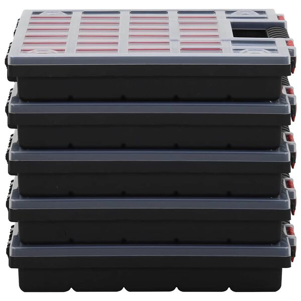 vidaXL Κουτιά Ταξινόμησης 5 τεμ. 40 x 30 x 5 εκ. από Πολυπροπυλένιο