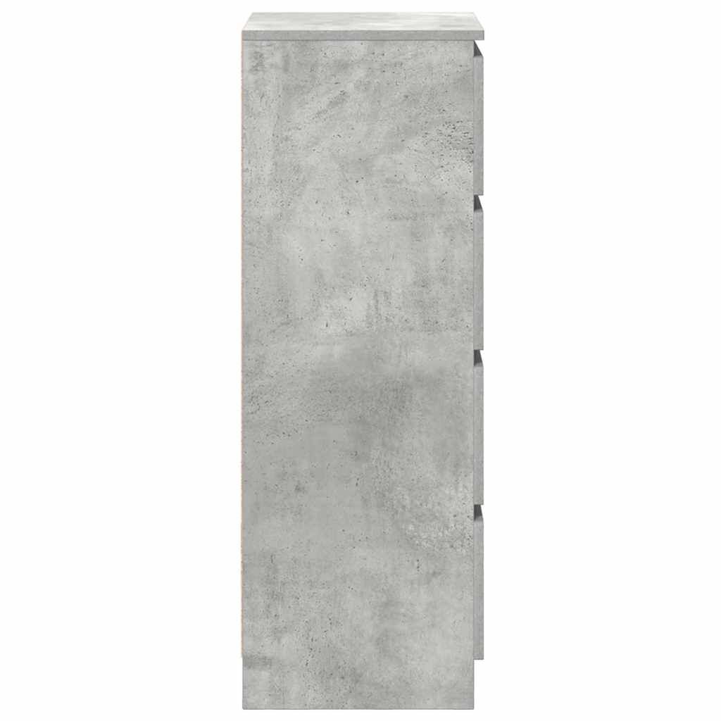 vidaXL Ντουλάπι Γκρι Σκυροδέματος 37,5x35x99 εκ. Επεξεργασμένο Ξύλο