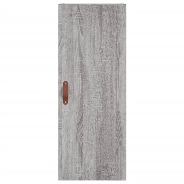 vidaXL Μπουφές Sonoma Γκρι 34,5 x 34 x 180 εκ. από Επεξεργασμένο Ξύλο