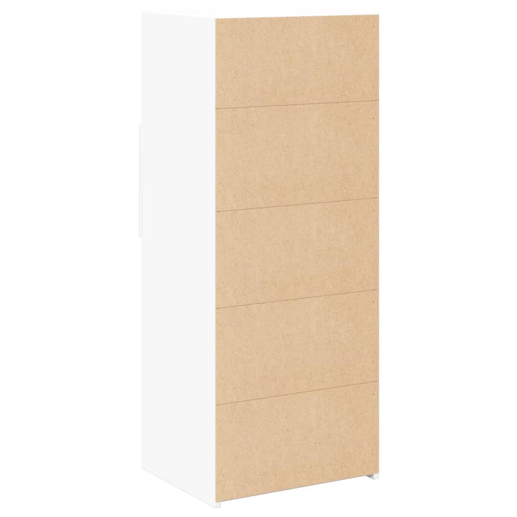 vidaXL Ντουλάπι Μαύρο 50x42,5x124 εκ. από Επεξεργασμένο Ξύλο