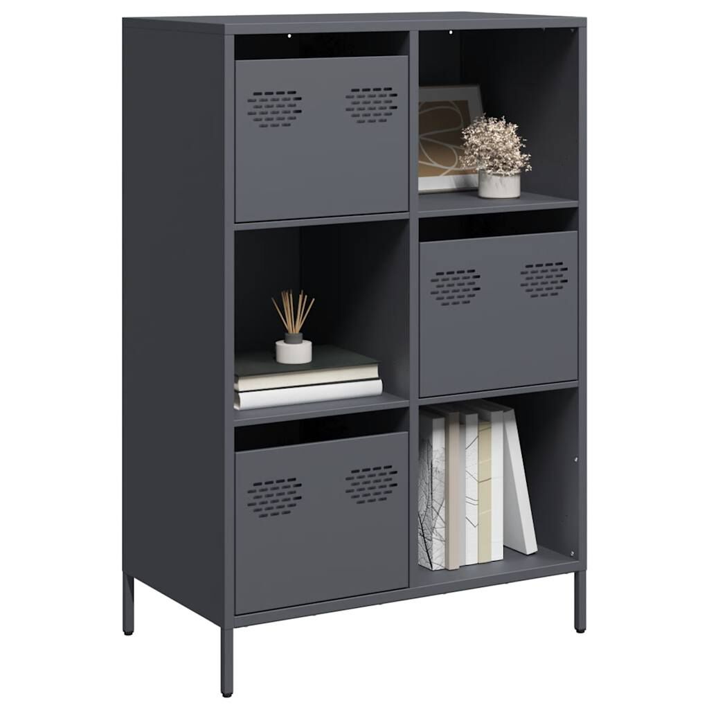 vidaXL Ντουλάπι Ανθρακί 68x39x103,5 εκ. από Χάλυβα