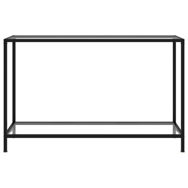 vidaXL Τραπέζι Κονσόλα Διαφανές 120 x 35 x 75 εκ. από Ψημένο Γυαλί