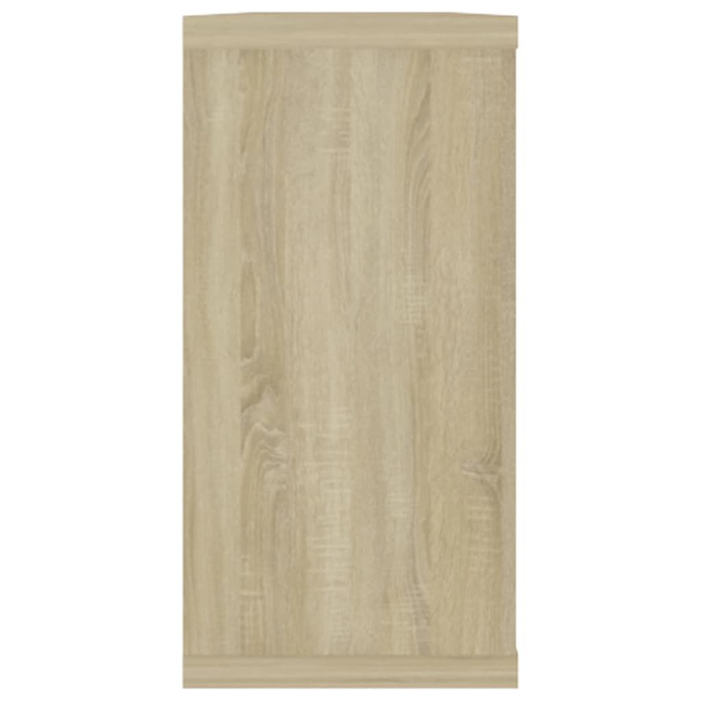 vidaXL Ράφια Κύβοι Τοίχου 2 τεμ. Sonoma Δρυς 100x15x30 εκ. Επεξ. Ξύλο