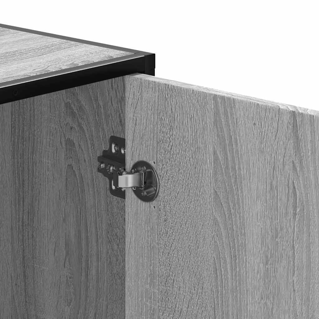 vidaXL Παπουτσοθήκη Γκρι Sonoma 102x35x55 εκ. από Επεξεργασμένο Ξύλο