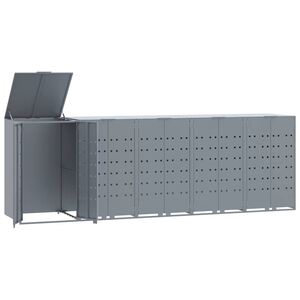 vidaXL &Pi;&lambda;&alpha;ί&sigma;&iota;&omicron; &Kappa;ά&delta;&omega;&nu; &Alpha;&pi;&omicron;&rho;&rho;&iota;&mu;&mu;ά&tau;&omega;&nu; 5 &Kappa;ά&delta;&omicron;&iota; &Gamma;&kappa;&rho;&iota; 345x79x117 &epsilon;&kappa;. &Alpha;&tau;&sigma;ά&lambda;&iota;