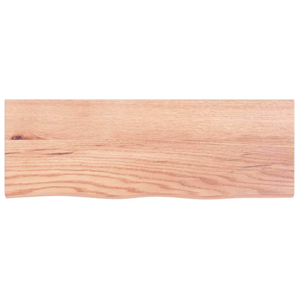 vidaXL Πάγκος Μπάνιου Αν. Καφέ 80x30x(2-4) εκ. Επεξεργ. Μασίφ Ξύλο