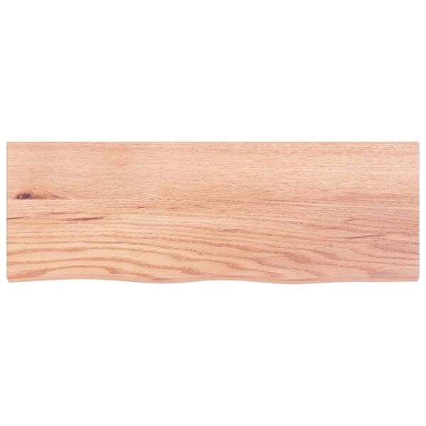 vidaXL Πάγκος Μπάνιου Αν. Καφέ 80x30x(2-4) εκ. Επεξεργ. Μασίφ Ξύλο