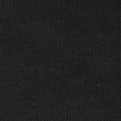 vidaXL Πανί Σκίασης Τρίγωνο Μαύρο 5 x 7 x 7 μ. από Ύφασμα Oxford