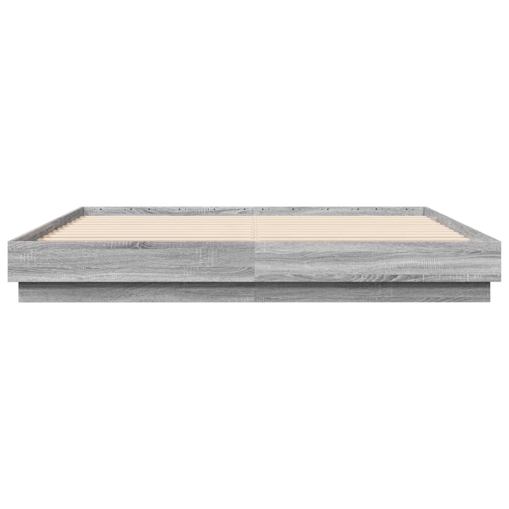 vidaXL Πλαίσιο Κρεβατιού Γκρι Sonoma 180x200 εκ. Επεξεργασμένο Ξύλο