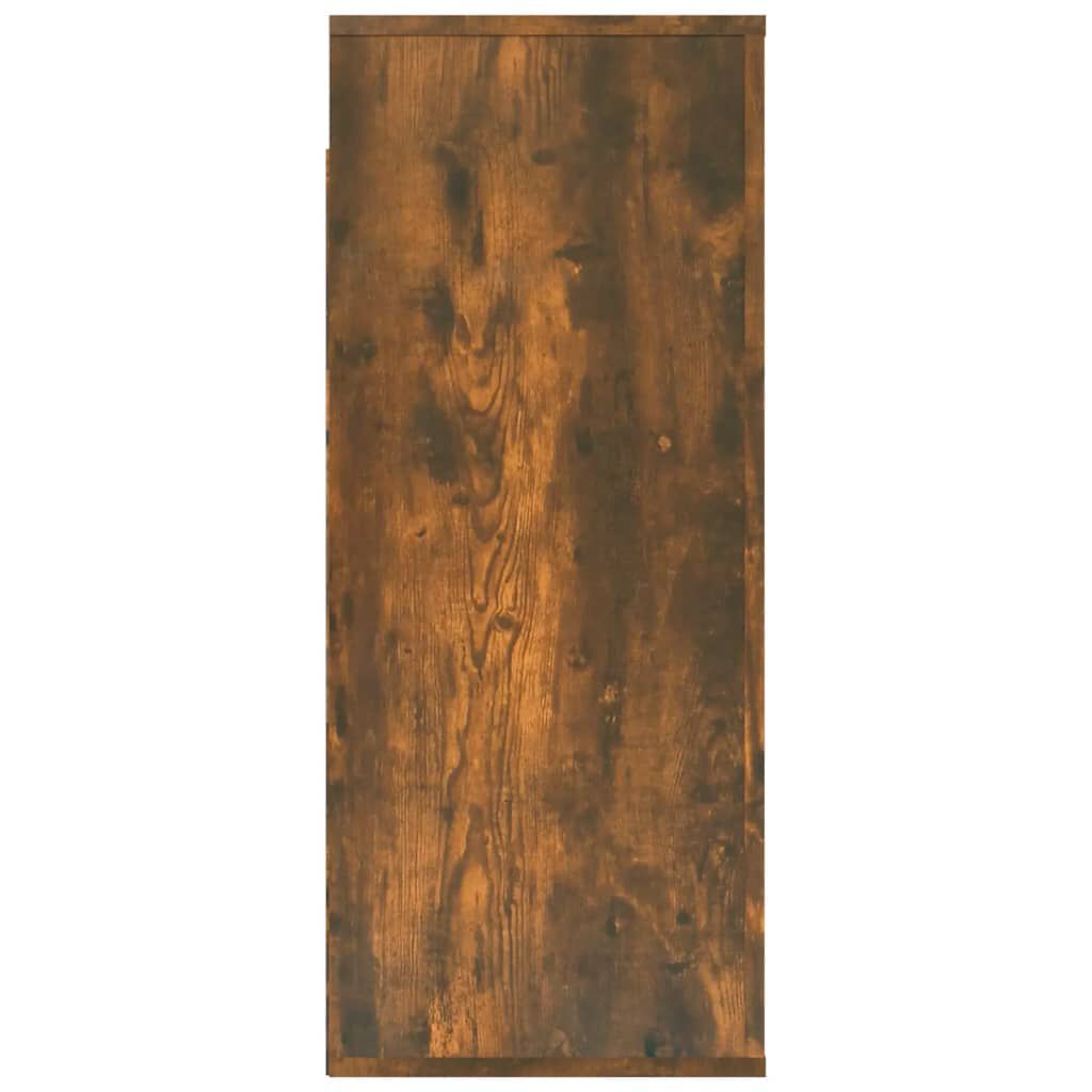 vidaXL Ντουλάπι Τοίχου Καπνιστή Δρυς 80x33x80 εκ. Επεξεργασμένο Ξύλο