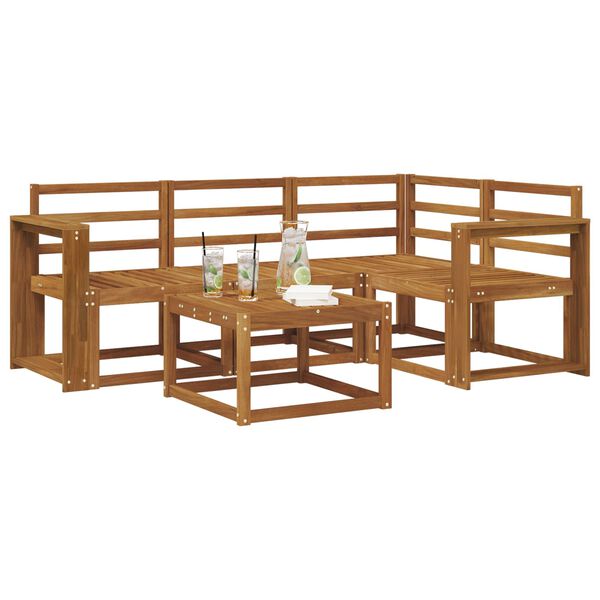 vidaXL &Sigma;&epsilon;&iota;&rho;ά &Kappa;&alpha;&nu;&alpha;&pi;έ &Epsilon;&xi;&omega;&tau;&epsilon;&rho;&iota;&kappa;&omicron;ύ 5 pcs &Phi;&upsilon;&sigma;&iota;&kappa;ό &Sigma;&tau;&epsilon;&rho;&epsilon;ό &Xi;ύ&lambda;&omicron; &Alpha;&kappa;&alpha;&kappa;ί&alpha;&sigmaf;