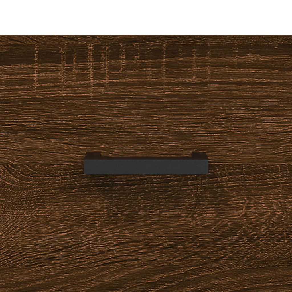 vidaXL Ντουλάπι Τοίχου Καφέ Δρυς 80x36,5x35 εκ. Επεξεργασμένο Ξύλο