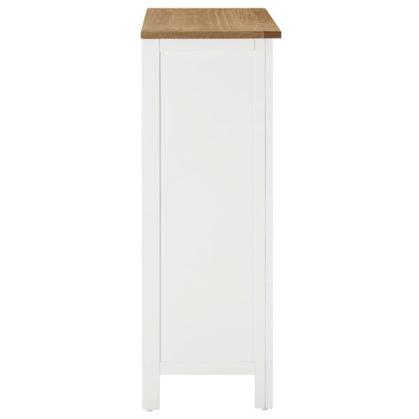 vidaXL Κάβα Κρασιών 72 x 32 x 90 εκ. από Μασίφ Ξύλο Δρυός