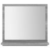 vidaXL Καθρέφτης Μπάνιου Γκρι Sonoma 40x10,5x37 εκ. Επεξεργασμένο Ξύλο