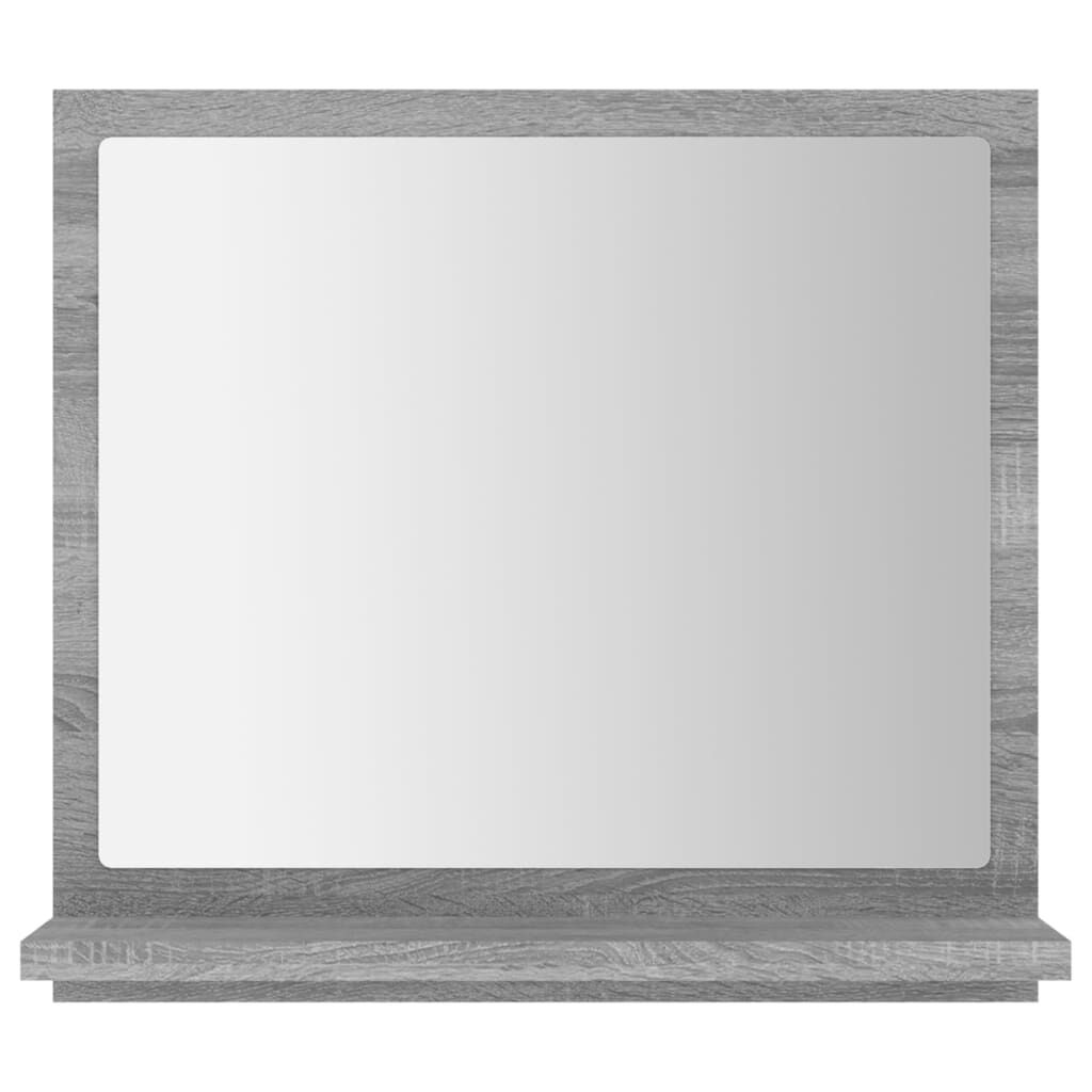 vidaXL Καθρέφτης Μπάνιου Γκρι Sonoma 40x10,5x37 εκ. Επεξεργασμένο Ξύλο