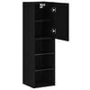 vidaXL Ντουλάπι TV 2 pcs Μαύρο 30.5 x 30 x 102 εκ Επεξεργασμένο ξύλο