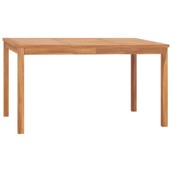 vidaXL Τραπεζαρία Κήπου 140 x 80 x 77 εκ. από Μασίφ Ξύλο Teak