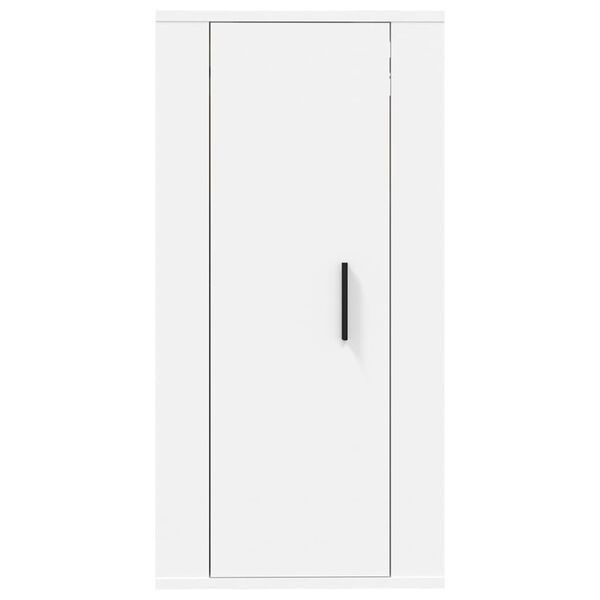 vidaXL Έπιπλο Τηλεόρασης Επιτοίχιο Λευκό 40x34,5x80 εκ.