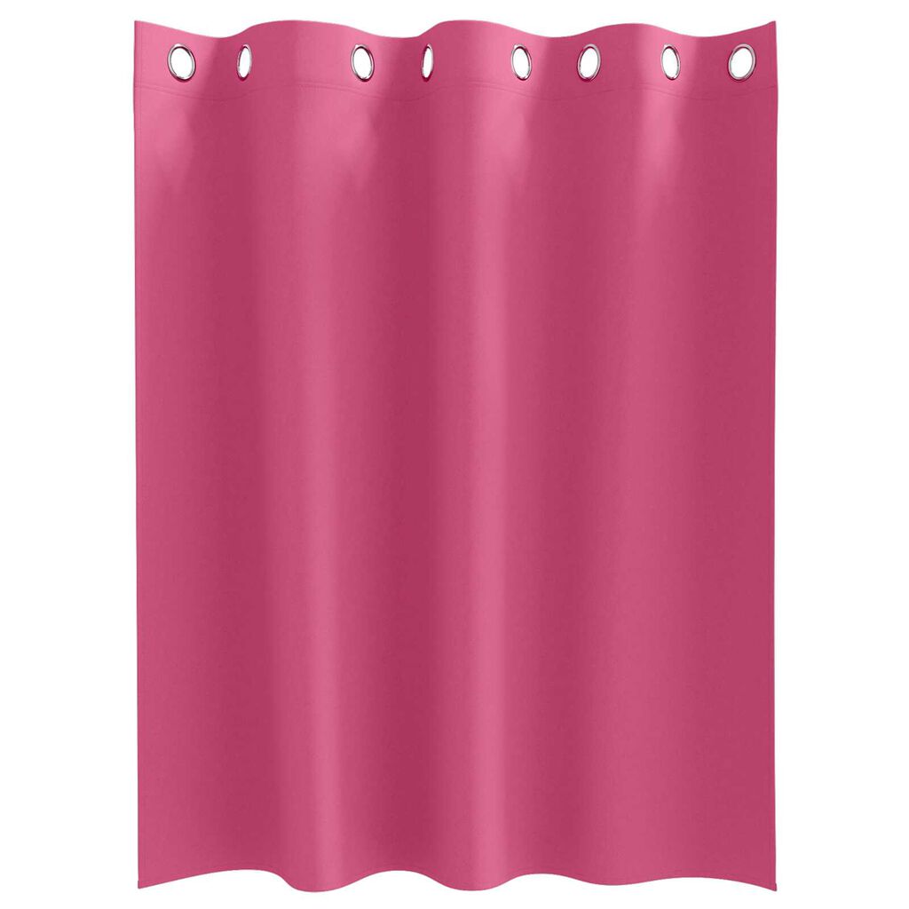 vidaXL Κουρτίνες 2 pcs Φωτεινό Ροζ 140 x 140 cm Πολυεστέρας