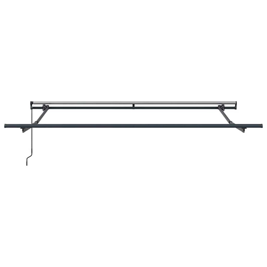vidaXL Σκηνίτσα Αναδιπλούμενη Ανοιχτό γκρι 350 x 250 εκ ύφασμα