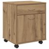 vidaXL &Tau;&rho;&omicron;&chi;ή&lambda;&alpha;&tau;&omicron; &nu;&tau;&omicron;&upsilon;&lambda;ά&pi;&iota; Artisan Oak 45x38x54 cm &Kappa;&alpha;&tau;&alpha;&sigma;&kappa;&epsilon;&upsilon;&alpha;&sigma;&mu;έ&nu;&omicron; &xi;ύ&lambda;&omicron;