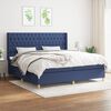 vidaXL &Kappa;&rho;&epsilon;&beta;ά&tau;&iota; Boxspring &mu;&epsilon; &Sigma;&tau;&rho;ώ&mu;&alpha; &Mu;&pi;&lambda;&epsilon; 200x200 &epsilon;&kappa;. &Upsilon;&phi;&alpha;&sigma;&mu;ά&tau;&iota;&nu;&omicron;