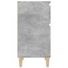vidaXL Κομοδίνο Γκρι Σκυροδέματος 40x35x70 εκ.