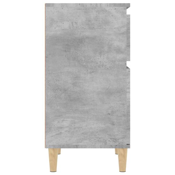 vidaXL Κομοδίνο Γκρι Σκυροδέματος 40x35x70 εκ.